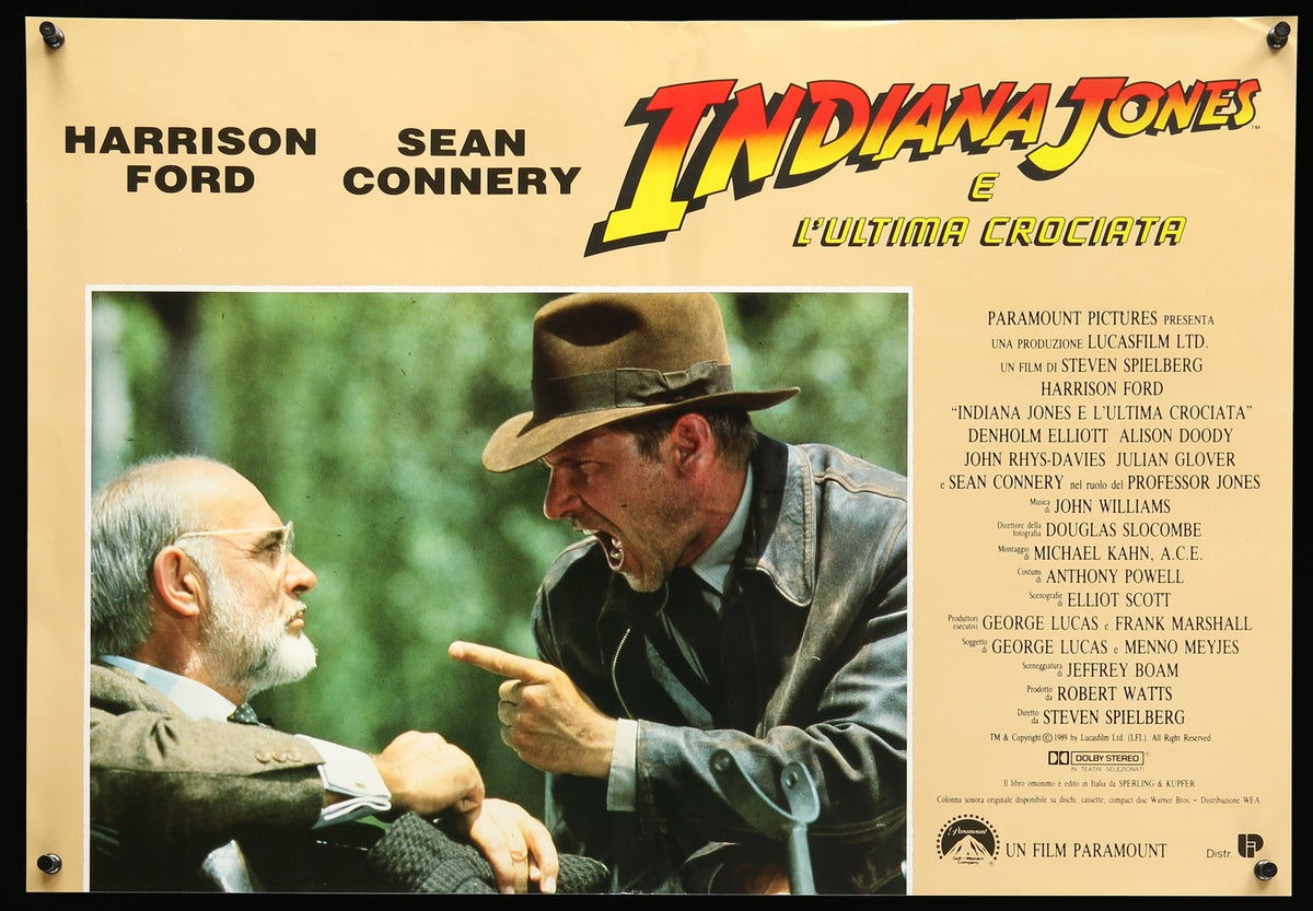 Indiana Jones and the Last Crusade (1989) original movie poster for sale at Original Film Art - Vintage Movie Posters
