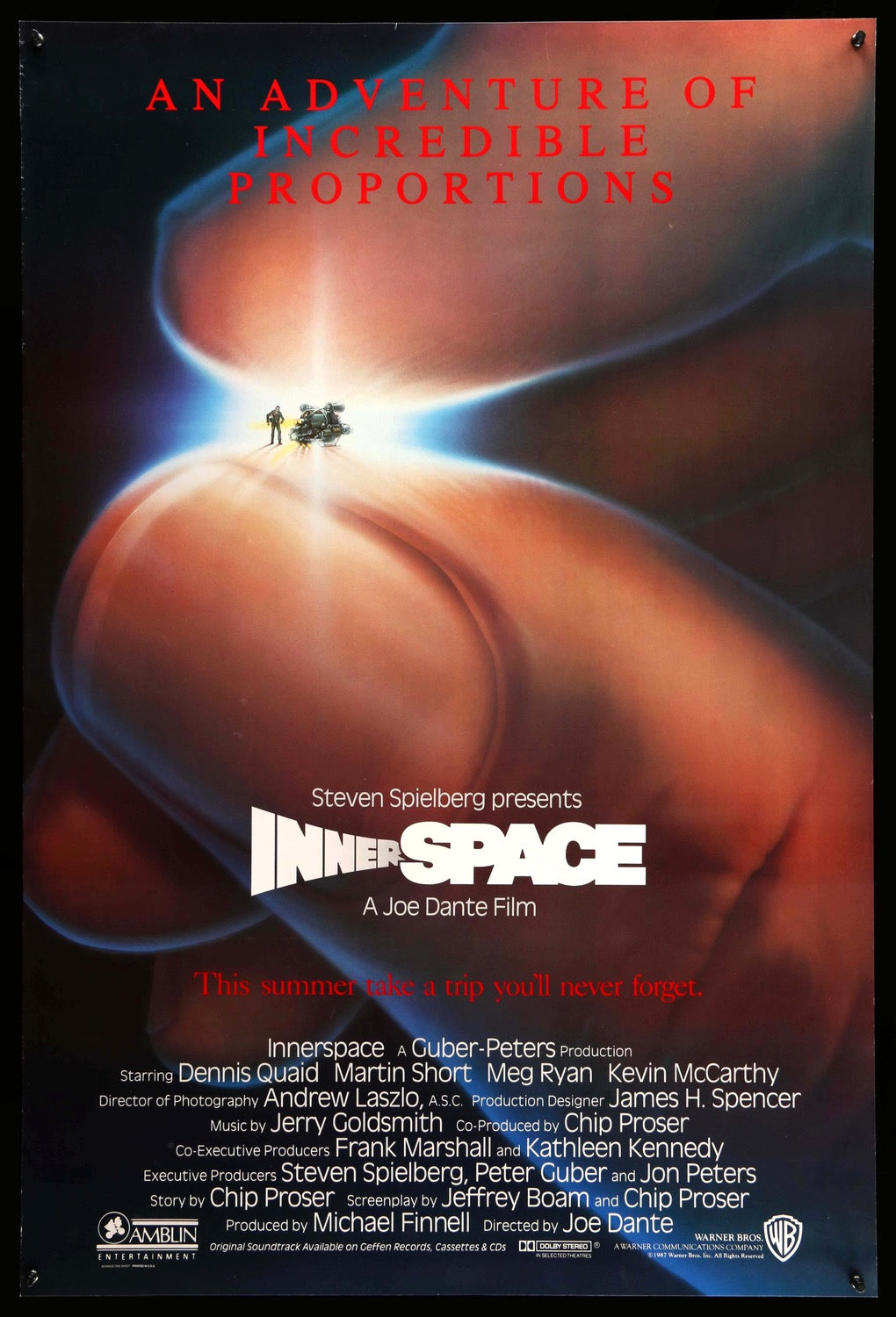 Innerspace (1987) original movie poster for sale at Original Film Art