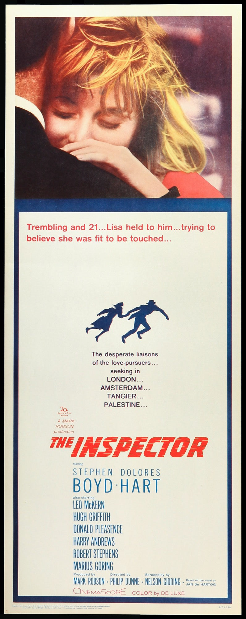 Lisa [The Inspector] (1962) original movie poster for sale at Original Film Art