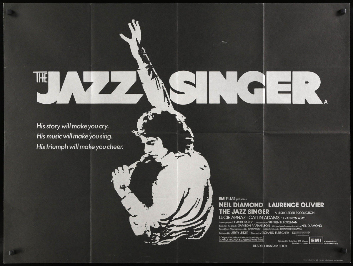 Jazz Singer (1980) original movie poster for sale at Original Film Art
