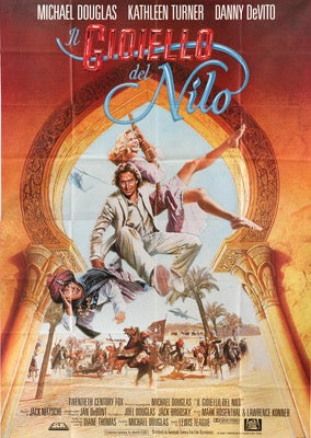 Jewel of the Nile (1985) original movie poster for sale at Original Film Art - Vintage Movie Posters