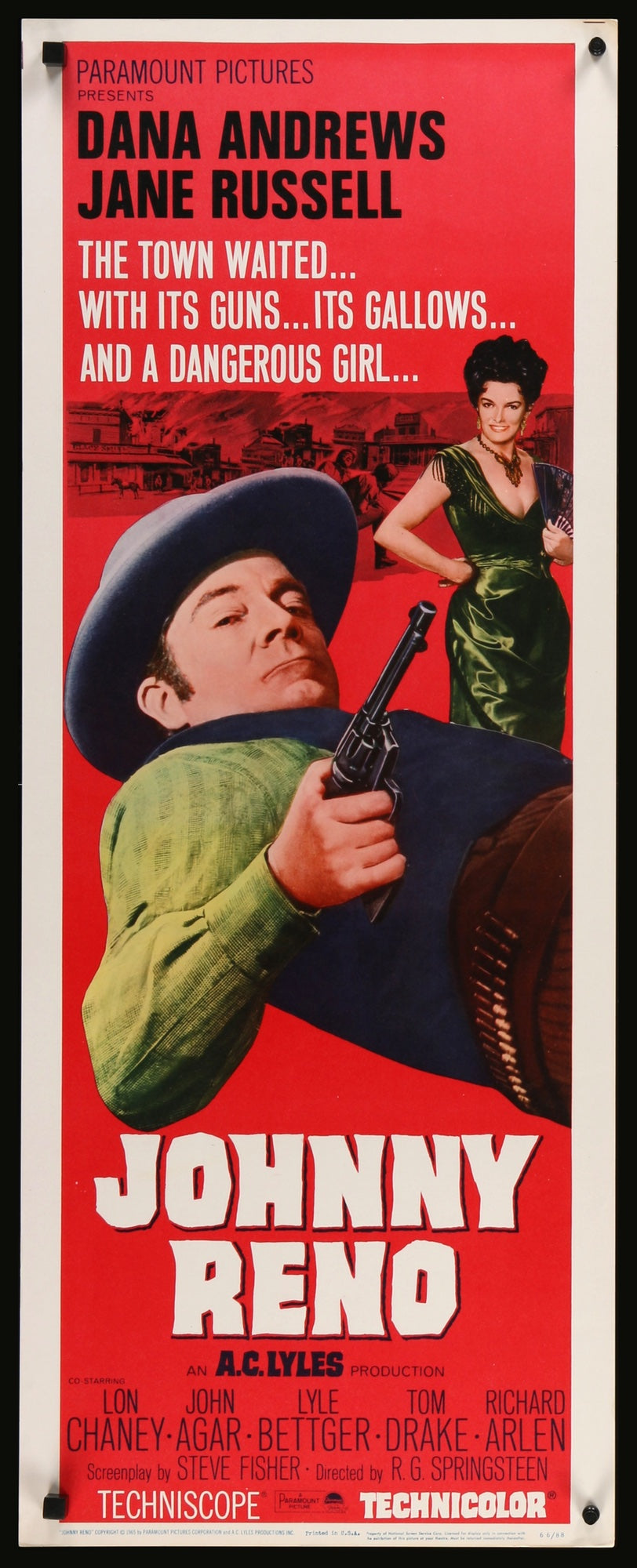 Johnny Reno (1966) original movie poster for sale at Original Film Art - Vintage Movie Posters