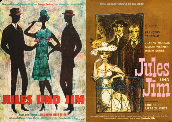 Jules and Jim (1962) original movie poster for sale at Original Film Art