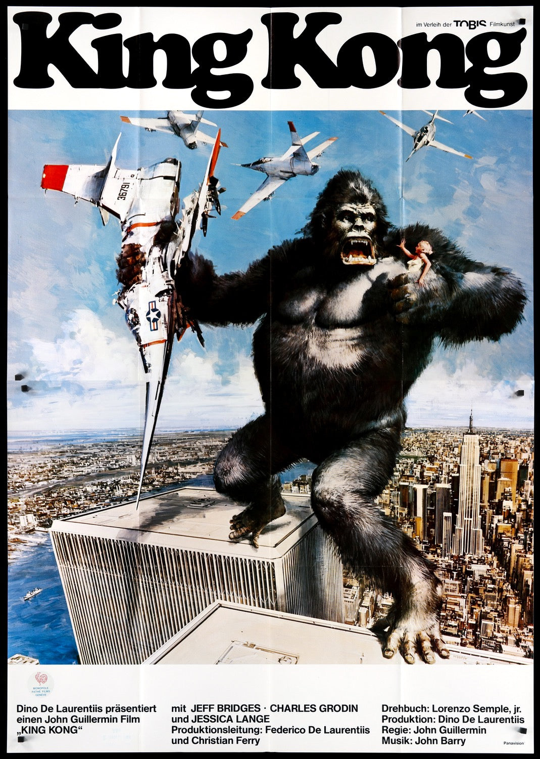 King Kong (1976) original movie poster for sale at Original Film Art - Vintage Movie Posters