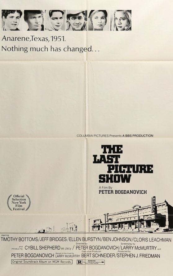 Last Picture Show (1971) original movie poster for sale at Original Film Art - Vintage Movie Posters