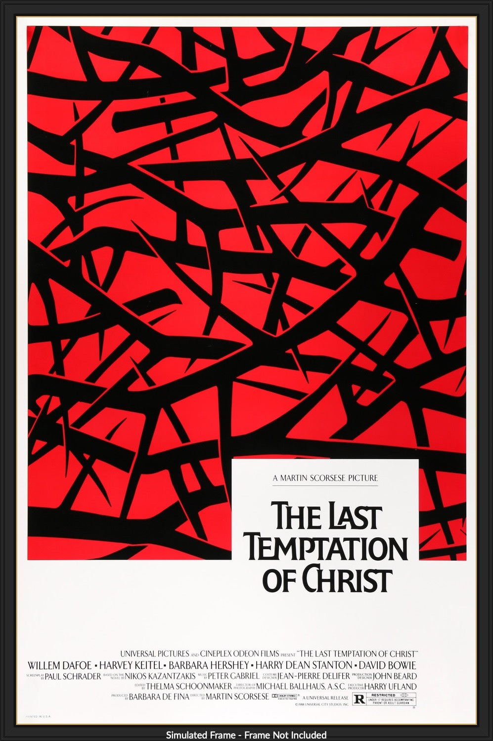 Last Temptation of Christ (1988) original movie poster for sale at Original Film Art