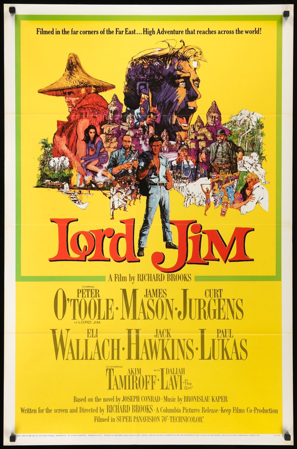Lord Jim (1965) original movie poster for sale at Original Film Art - Vintage Movie Posters