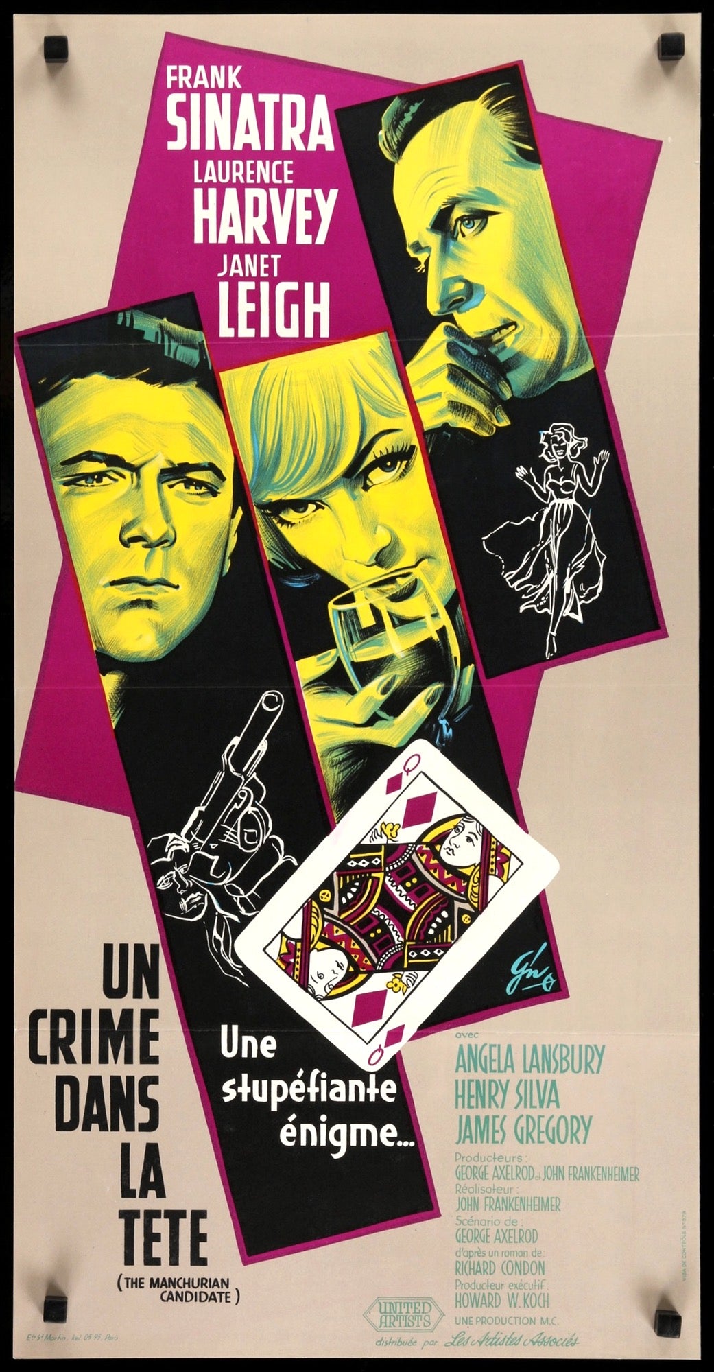 Manchurian Candidate (1962) original movie poster for sale at Original Film Art - Vintage Movie Posters