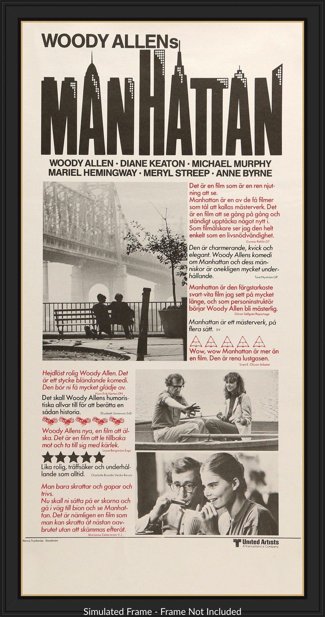 Manhattan (1979) original movie poster for sale at Original Film Art - Vintage Movie Posters
