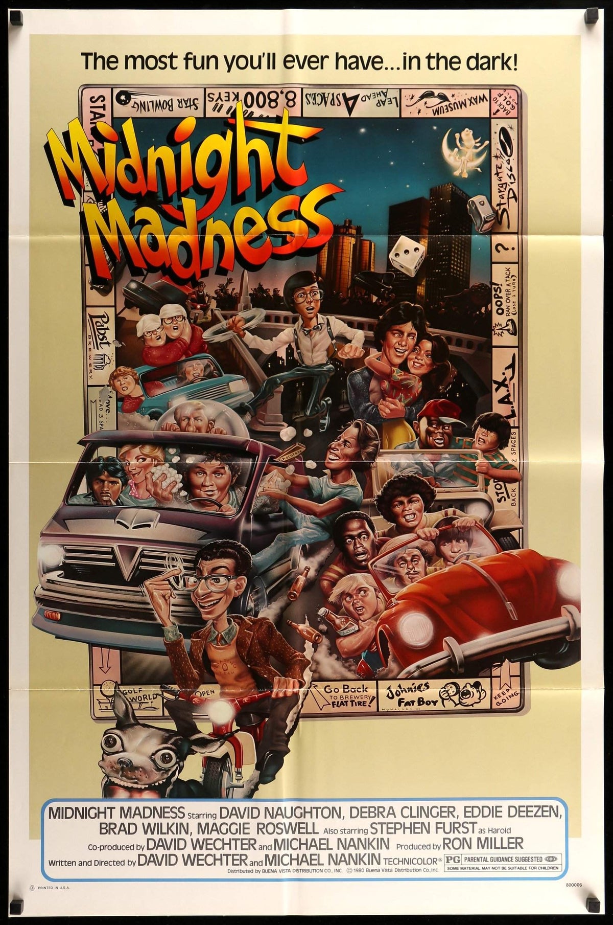 Midnight Madness (1980) original movie poster for sale at Original Film Art
