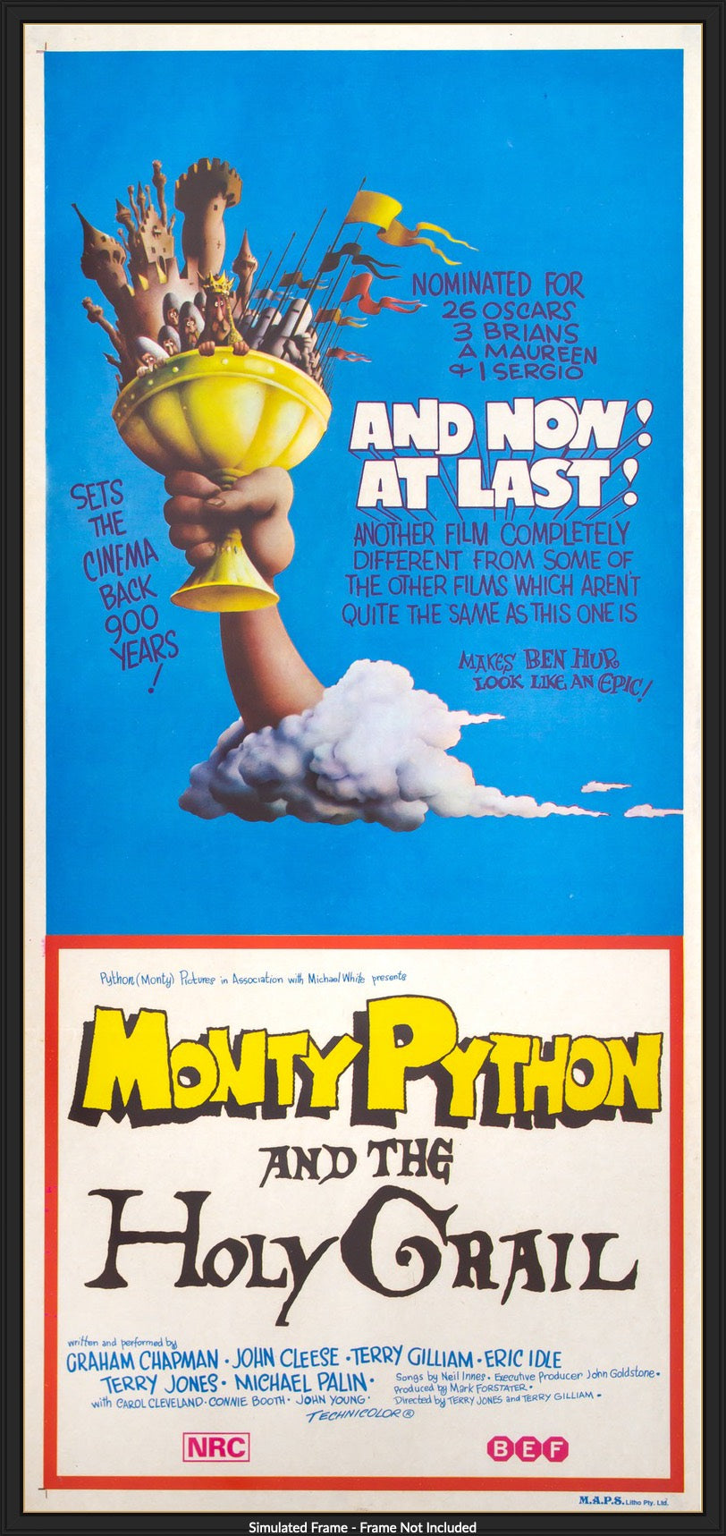 Monty Python and the Holy Grail (1975) original movie poster for sale at Original Film Art - Vintage Movie Posters