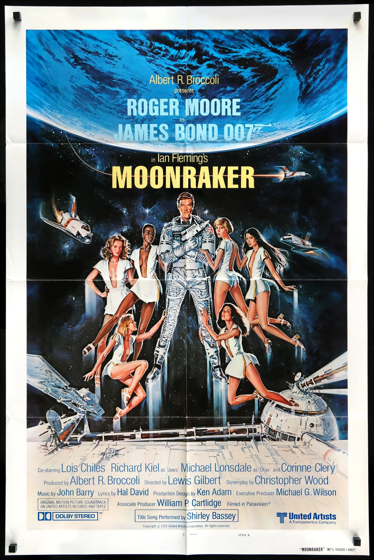 Moonraker (1979) original movie poster for sale at Original Film Art - Vintage Movie Posters