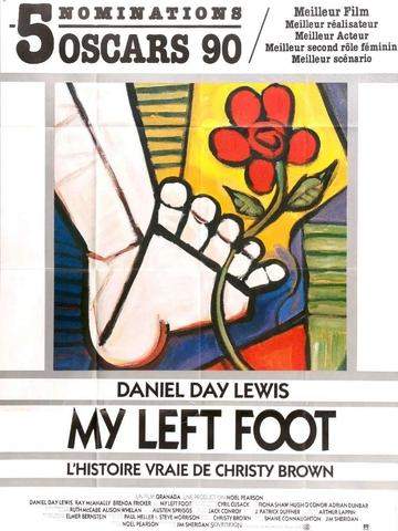 My Left Foot (1989) original movie poster for sale at Original Film Art - Vintage Movie Posters