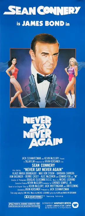 Never Say Never Again (1983) original movie poster for sale at Original Film Art - Vintage Movie Posters