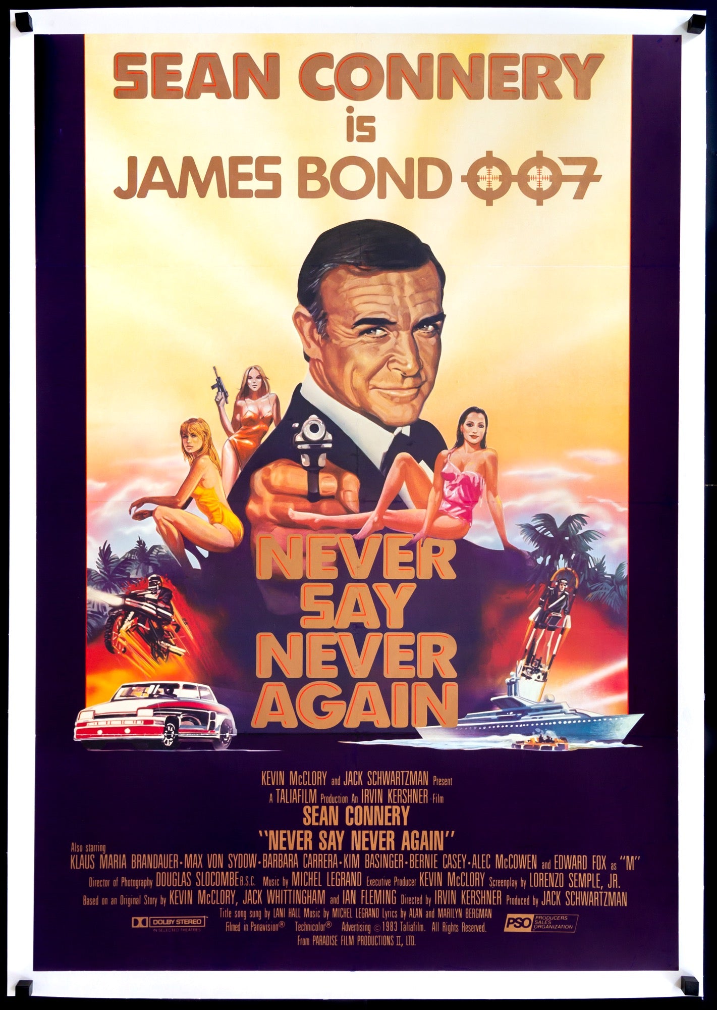 Never Say Never Again (1983) original movie poster for sale at Original Film Art - Vintage Movie Posters