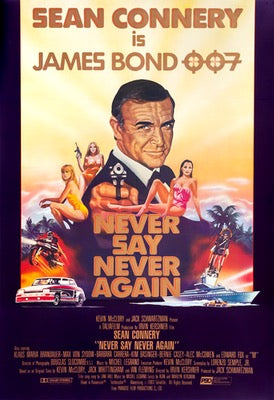 Never Say Never Again (1983) original movie poster for sale at Original Film Art - Vintage Movie Posters