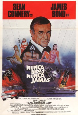 Never Say Never Again (1983) original movie poster for sale at Original Film Art - Vintage Movie Posters