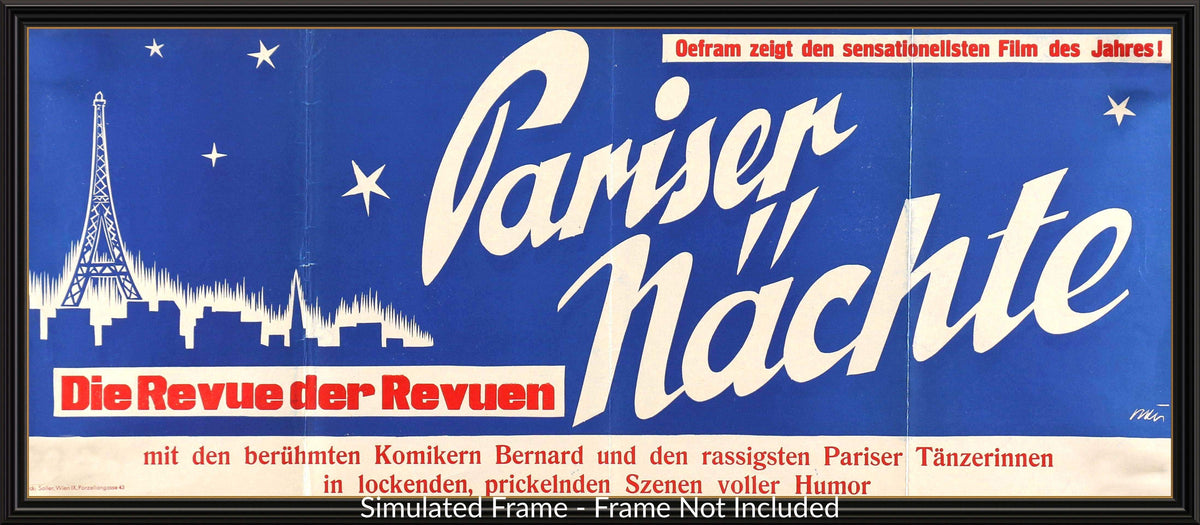 Paris Nights (1951) original movie poster for sale at Original Film Art - Vintage Movie Posters
