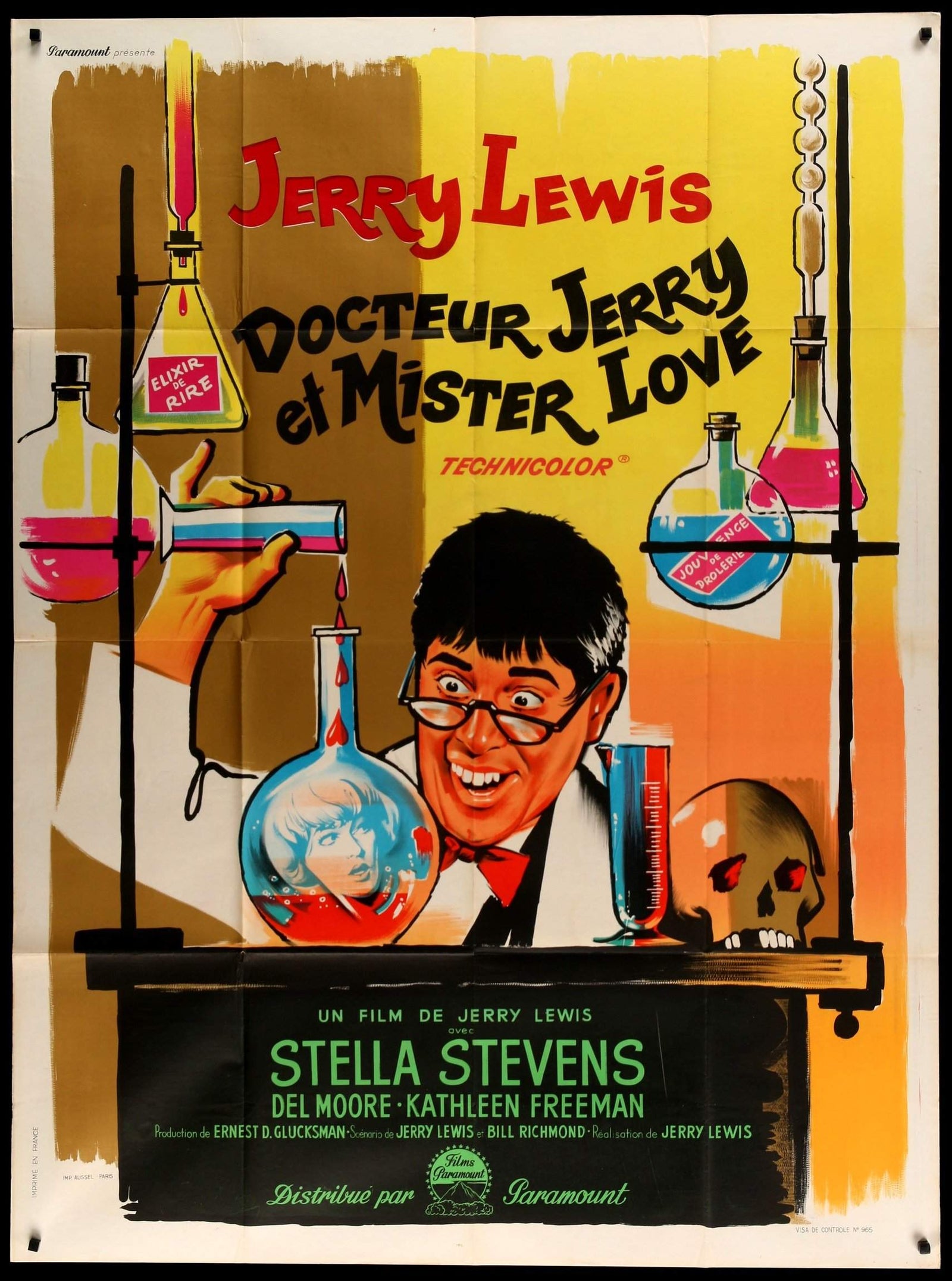 Nutty Professor (1963) original movie poster for sale at Original Film Art - Vintage Movie Posters