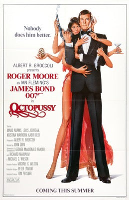 Octopussy (1983) original movie poster for sale at Original Film Art - Vintage Movie Posters