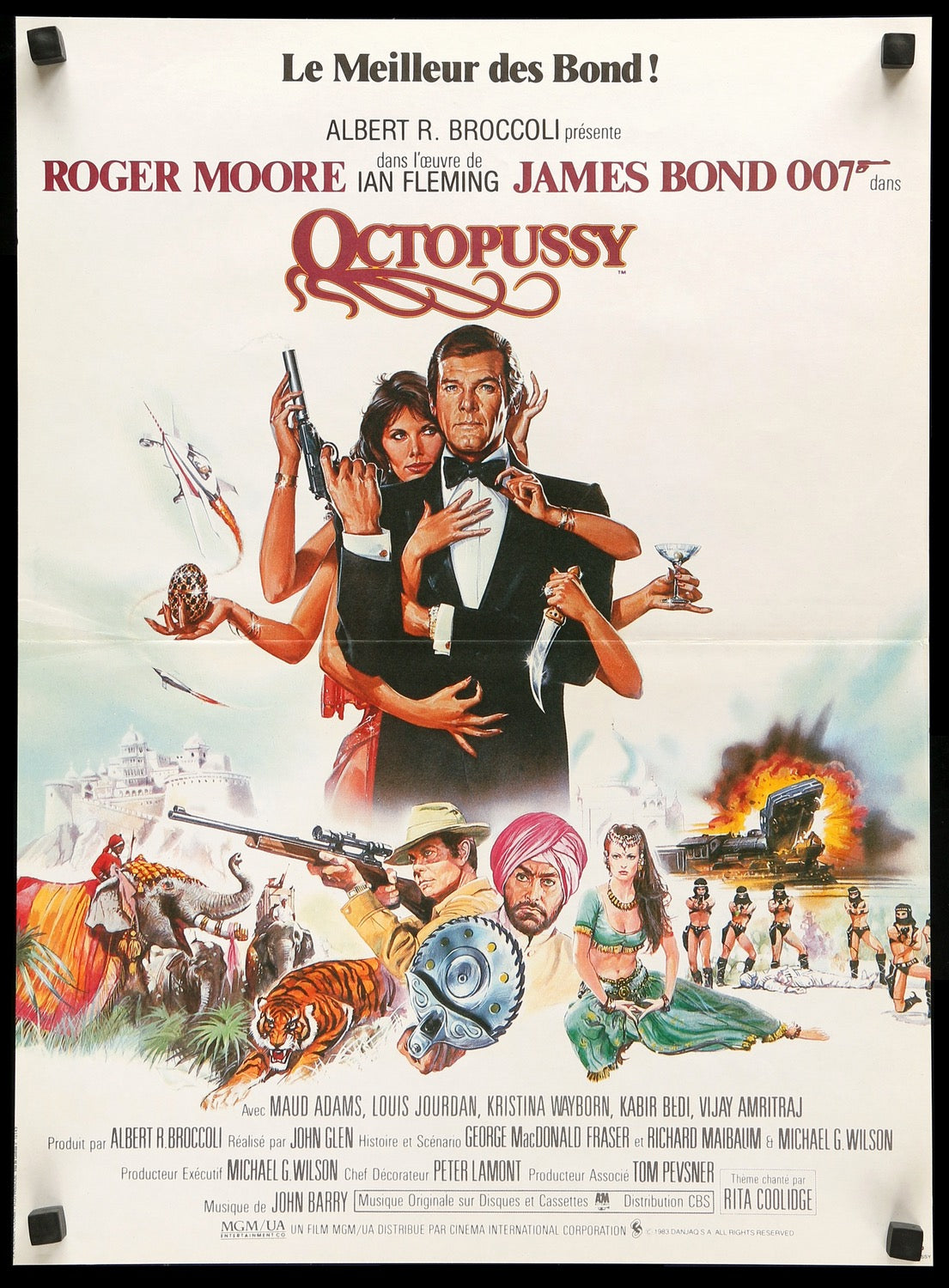 Octopussy (1983) original movie poster for sale at Original Film Art - Vintage Movie Posters