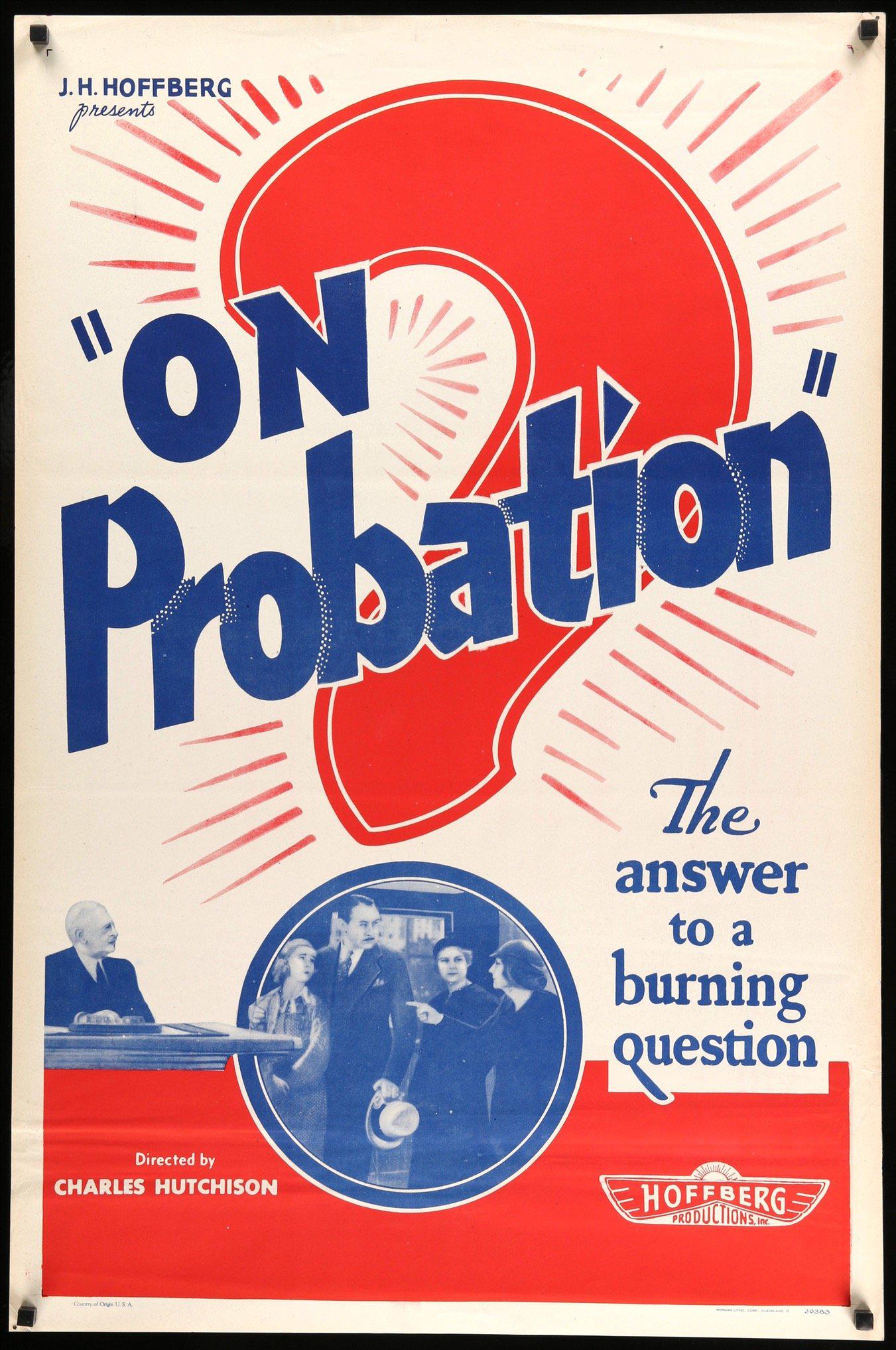 On Probation (1935) original movie poster for sale at Original Film Art - Vintage Movie Posters