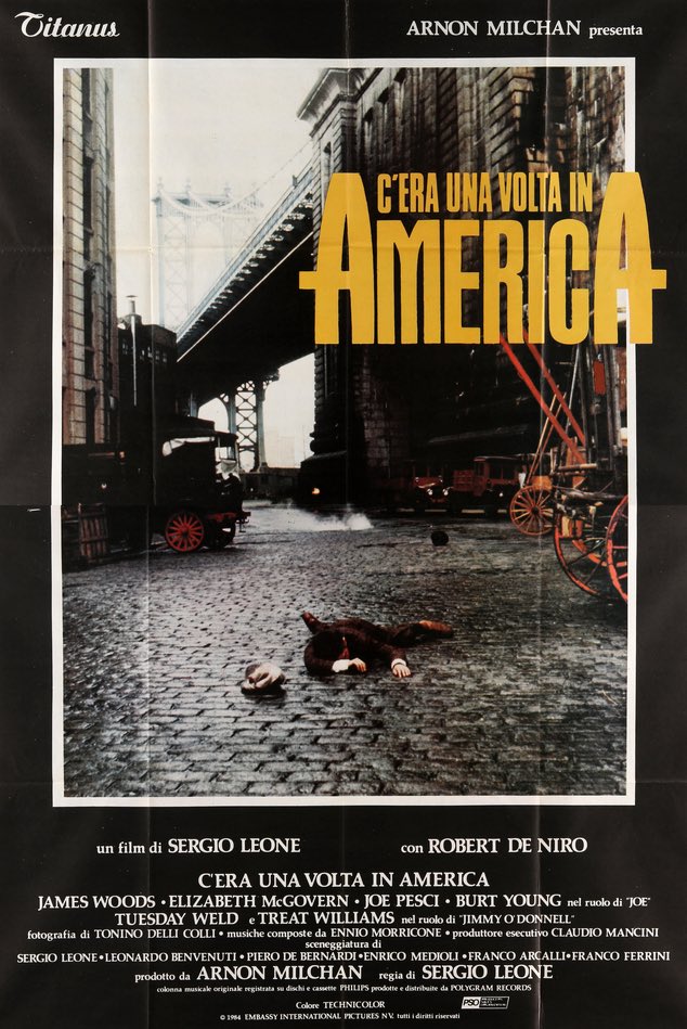 Once Upon a Time in America (1984) original movie poster for sale at Original Film Art - Vintage Movie Posters