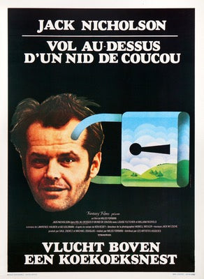 One Flew Over the Cuckoo's Nest (1975) original movie poster for sale at Original Film Art - Vintage Movie Posters