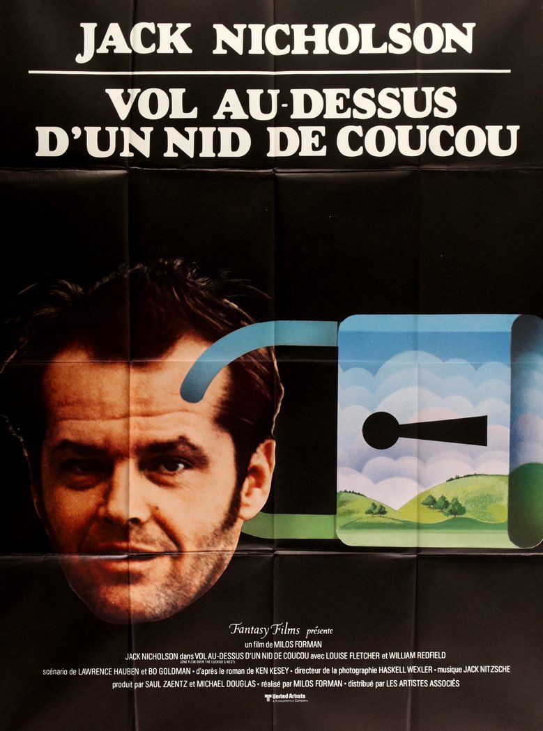 One Flew Over the Cuckoo's Nest (1975) original movie poster for sale at Original Film Art - Vintage Movie Posters
