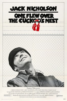 One Flew Over the Cuckoo's Nest (1975) original movie poster for sale at Original Film Art - Vintage Movie Posters