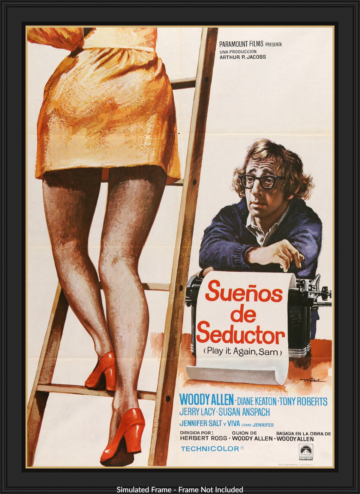 Play It Again, Sam (1972) original movie poster for sale at Original Film Art - Vintage Movie Posters