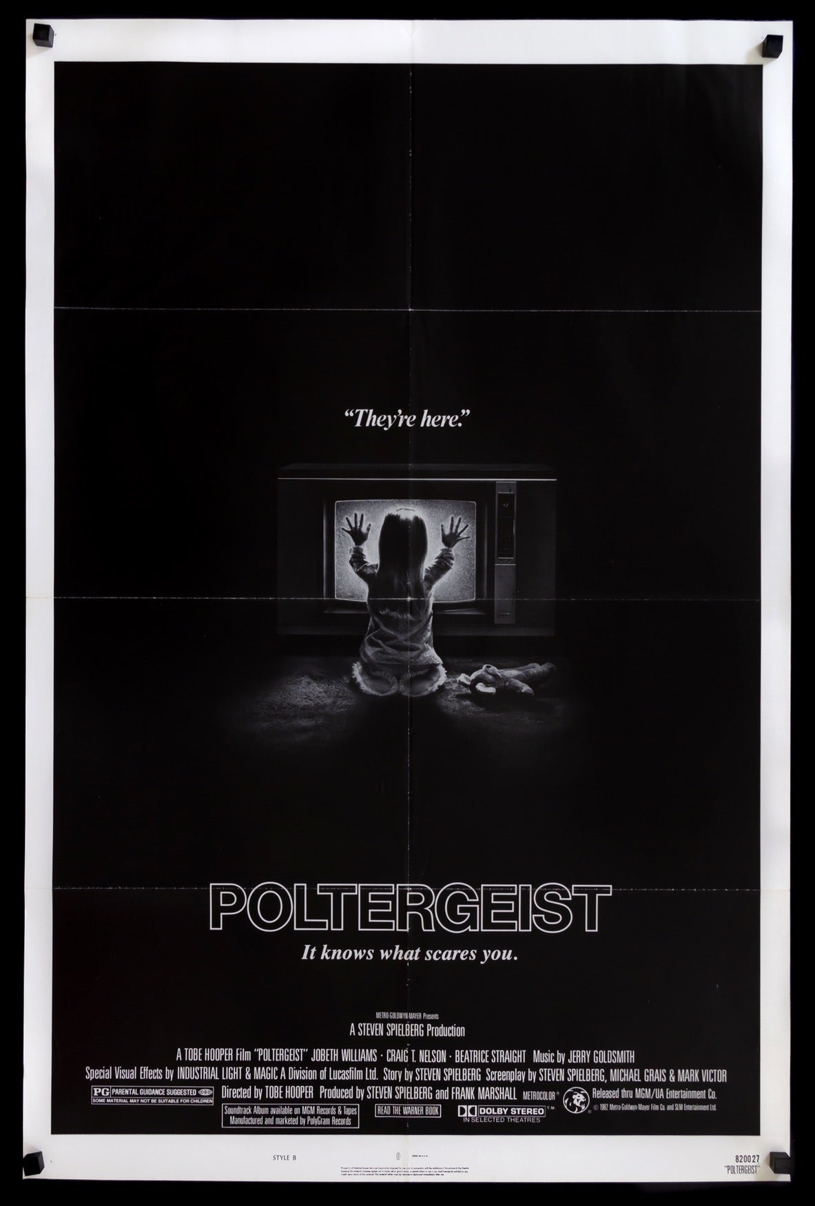 Poltergeist (1982) original movie poster for sale at Original Film Art - Vintage Movie Posters