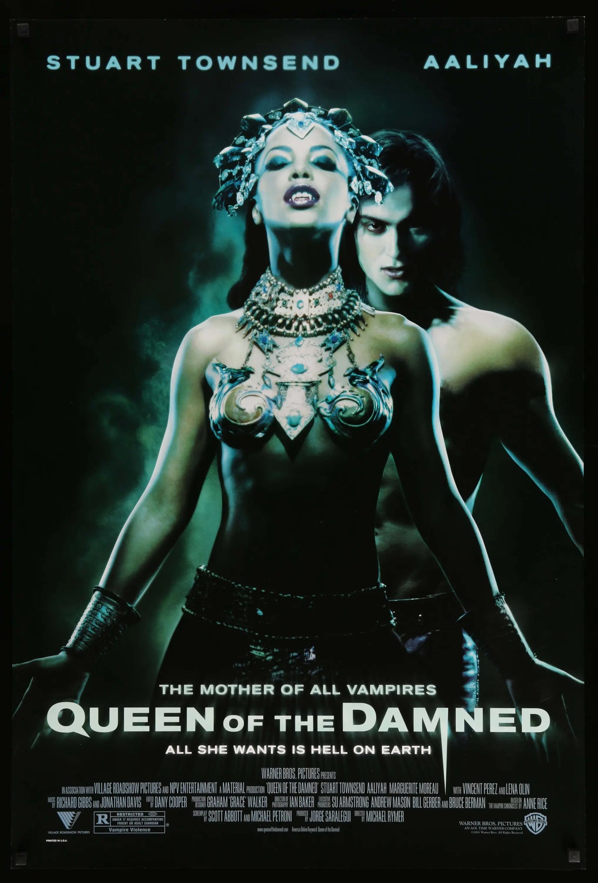 Queen of the Damned (2001) original movie poster for sale at Original Film Art