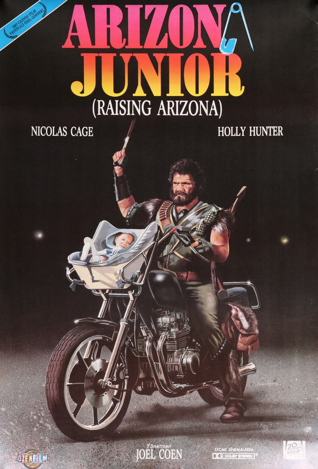 Raising Arizona (1987) original movie poster for sale at Original Film Art - Vintage Movie Posters