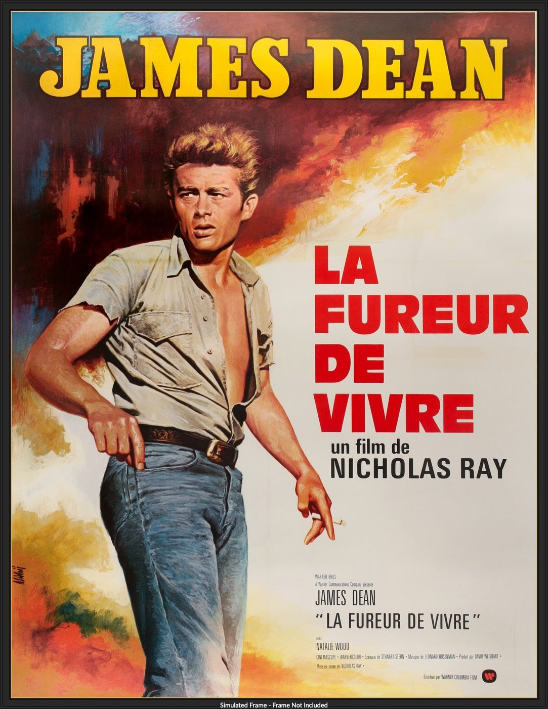 Rebel Without a Cause (1955) original movie poster for sale at Original Film Art - Vintage Movie Posters