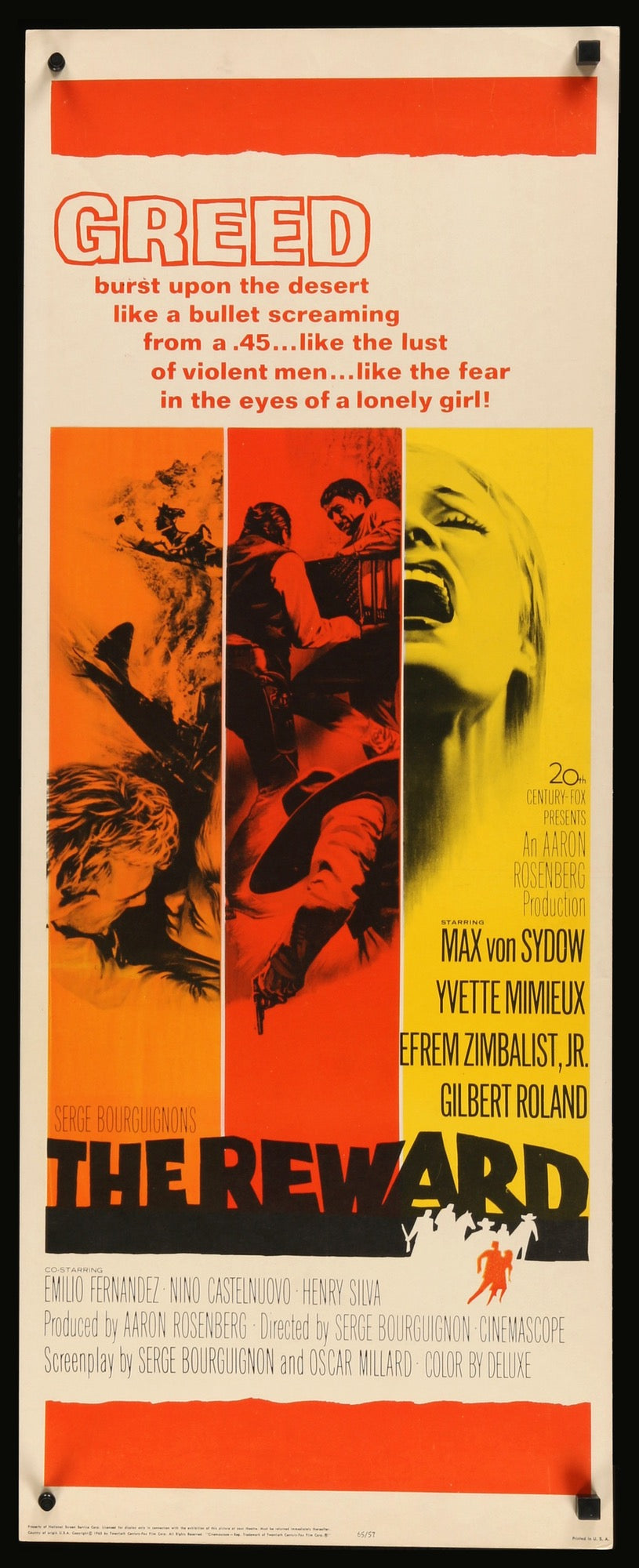 Reward (1965) original movie poster for sale at Original Film Art - Vintage Movie Posters