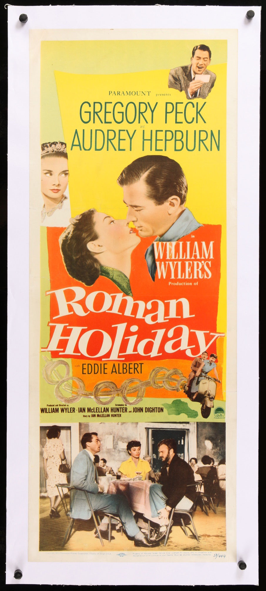 Roman Holiday (1953) original movie poster for sale at Original Film Art - Vintage Movie Posters