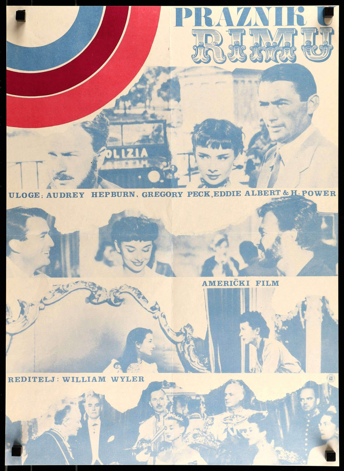 Roman Holiday (1953) original movie poster for sale at Original Film Art - Vintage Movie Posters