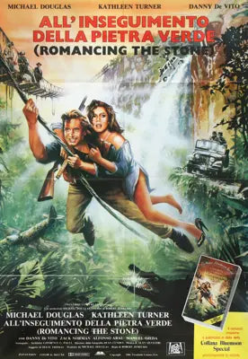 Romancing the Stone (1984) original movie poster for sale at Original Film Art - Vintage Movie Posters