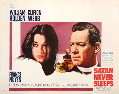 Satan Never Sleeps (1962) original movie poster for sale at Original Film Art - Vintage Movie Posters