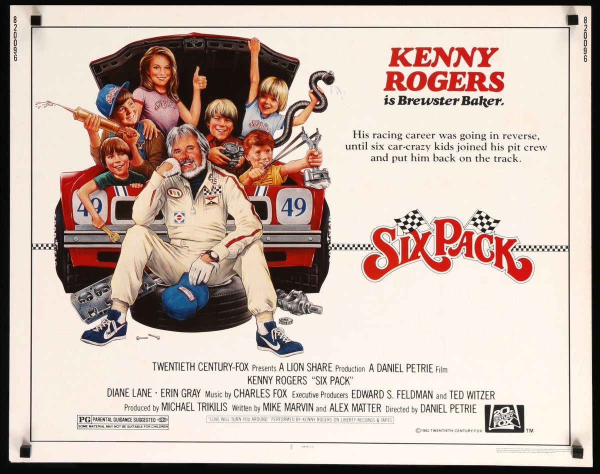 Six Pack (1982) original movie poster for sale at Original Film Art - Vintage Movie Posters