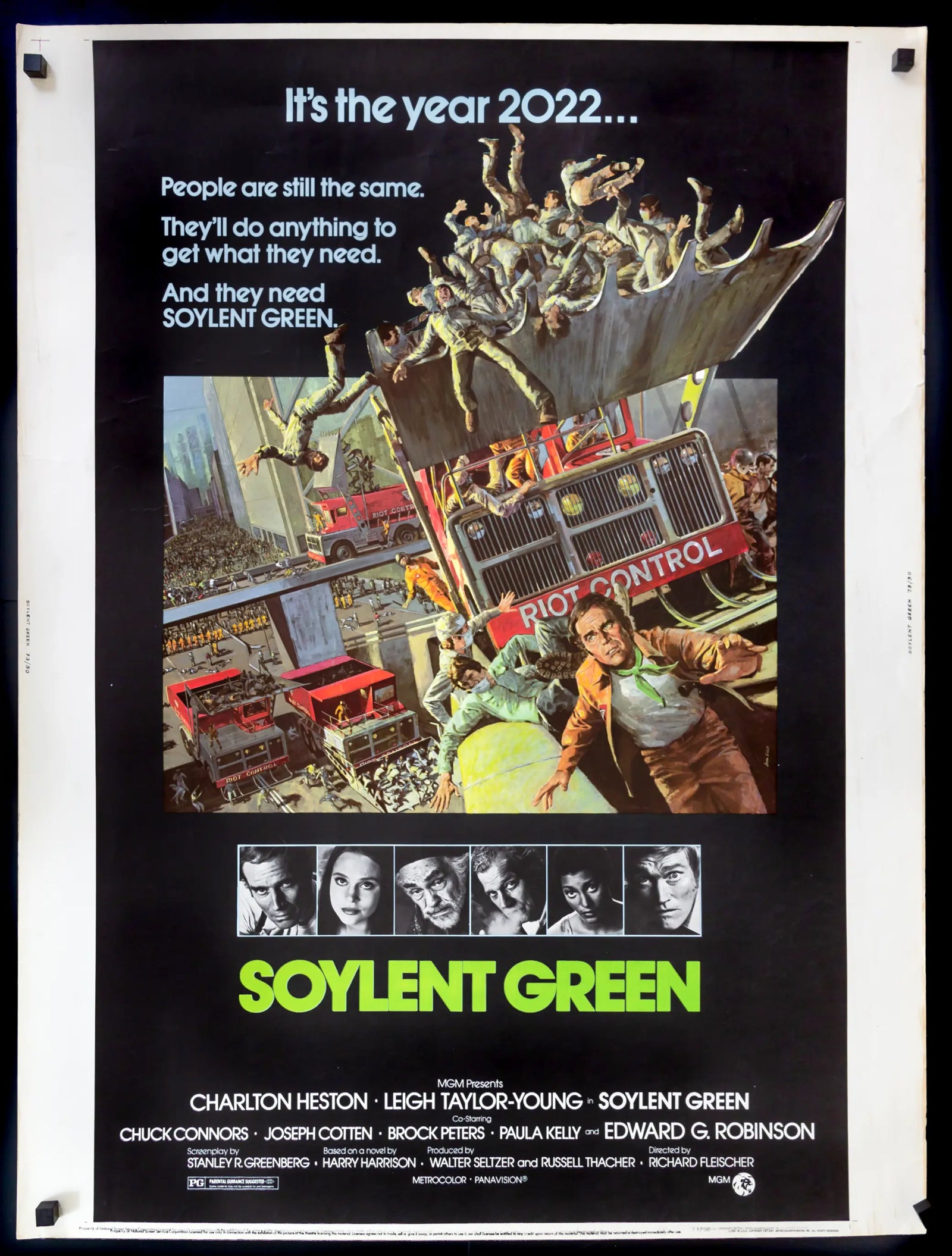 Soylent Green (1973) original movie poster for sale at Original Film Art - Vintage Movie Posters