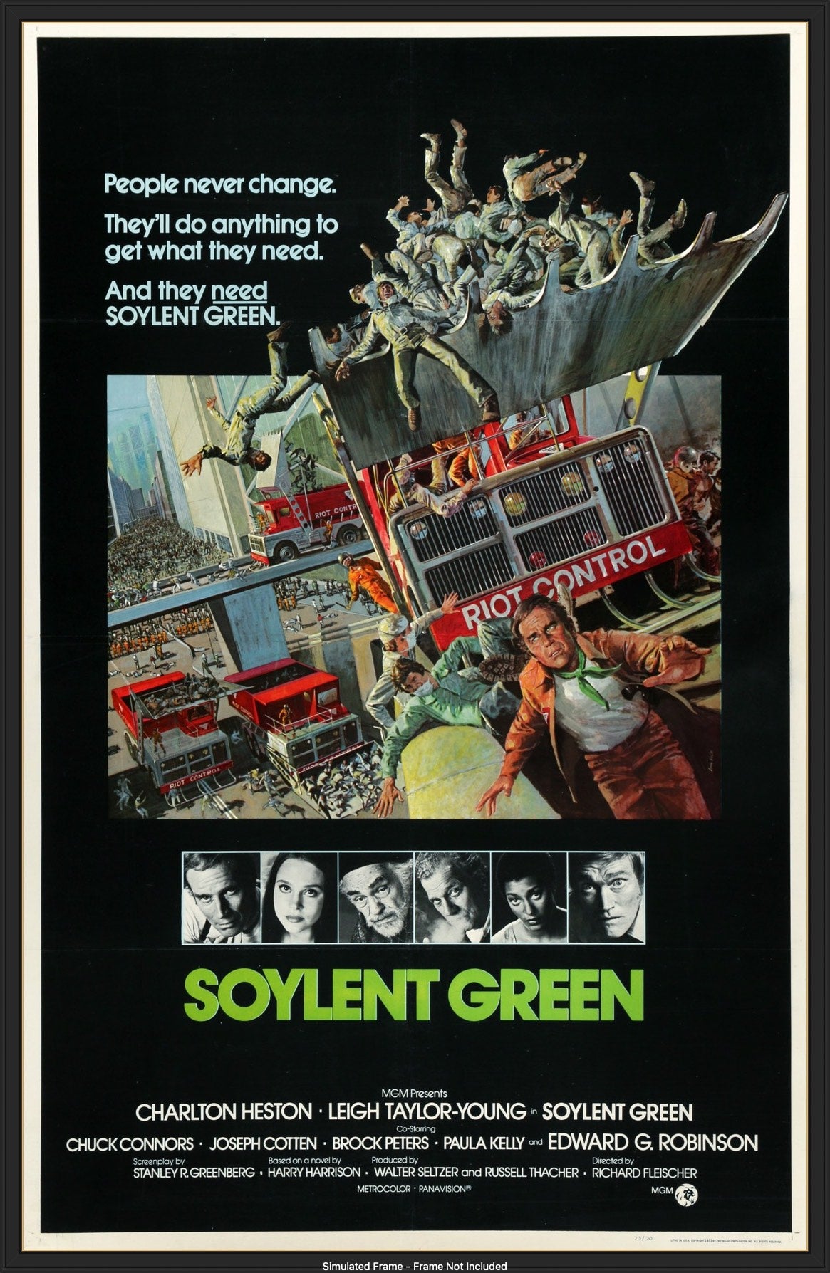 Soylent Green (1973) original movie poster for sale at Original Film Art - Vintage Movie Posters