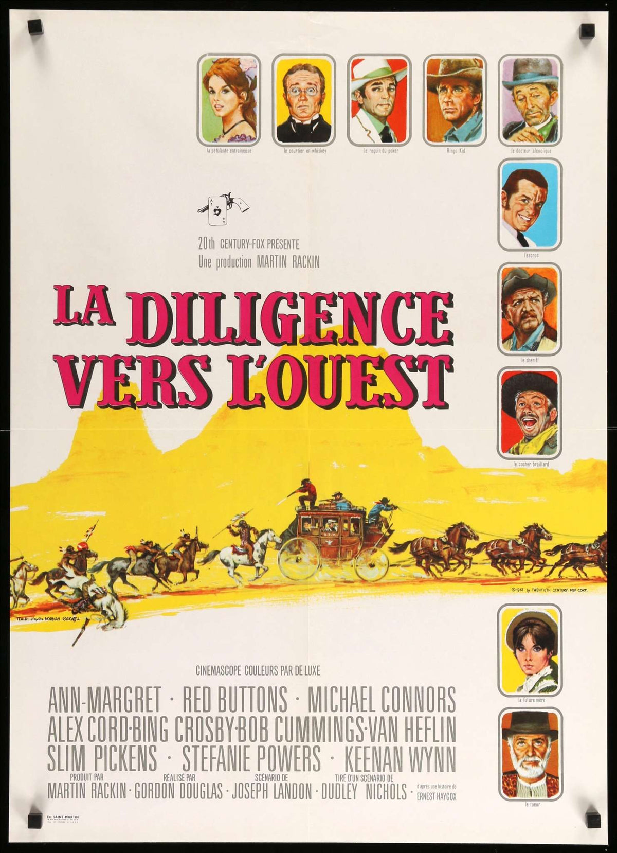 Stagecoach (1966) original movie poster for sale at Original Film Art - Vintage Movie Posters