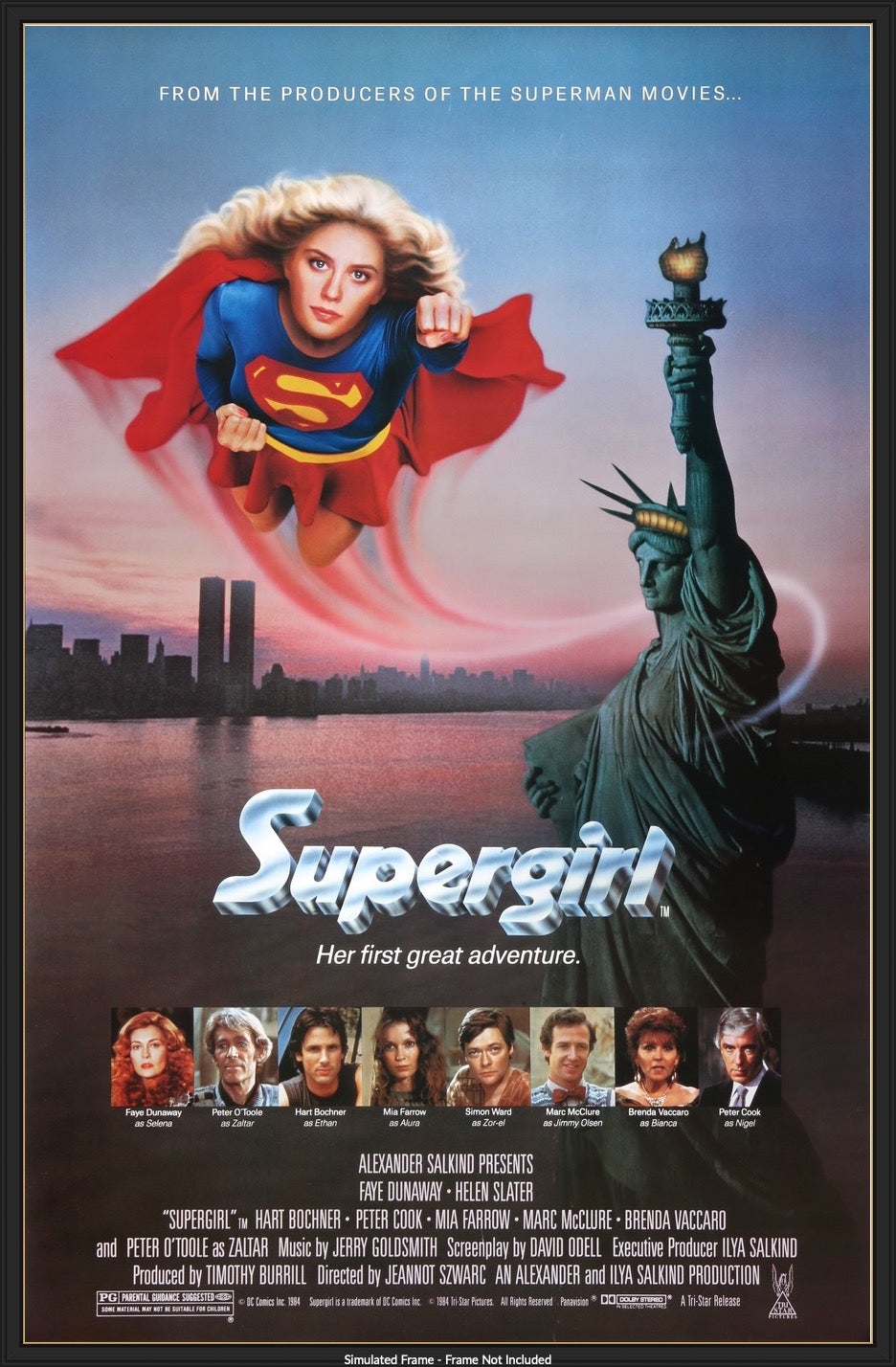 Supergirl (1984) original movie poster for sale at Original Film Art - Vintage Movie Posters