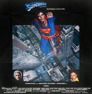 Superman: The Movie (1978) original movie poster for sale at Original Film Art - Vintage Movie Posters