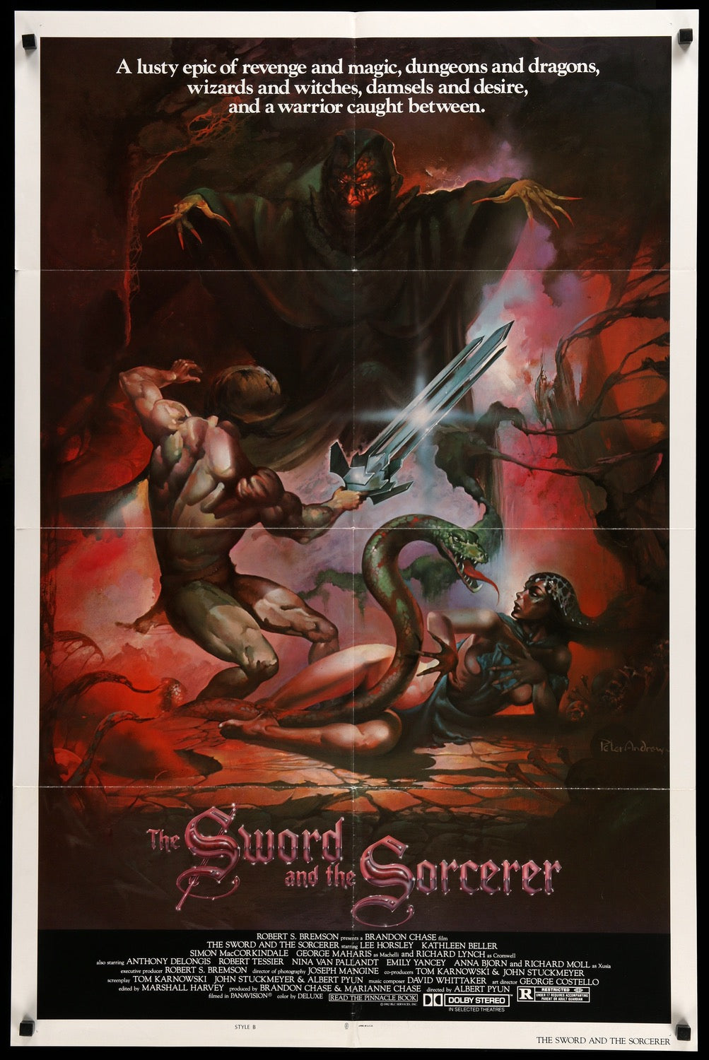 Sword and the Sorcerer (1982) original movie poster for sale at Original Film Art - Vintage Movie Posters
