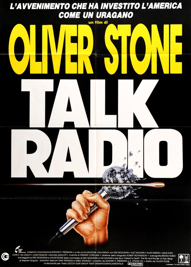 Talk Radio (1988) original movie poster for sale at Original Film Art - Vintage Movie Posters