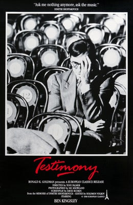 Testimony (1987) original movie poster for sale at Original Film Art - Vintage Movie Posters