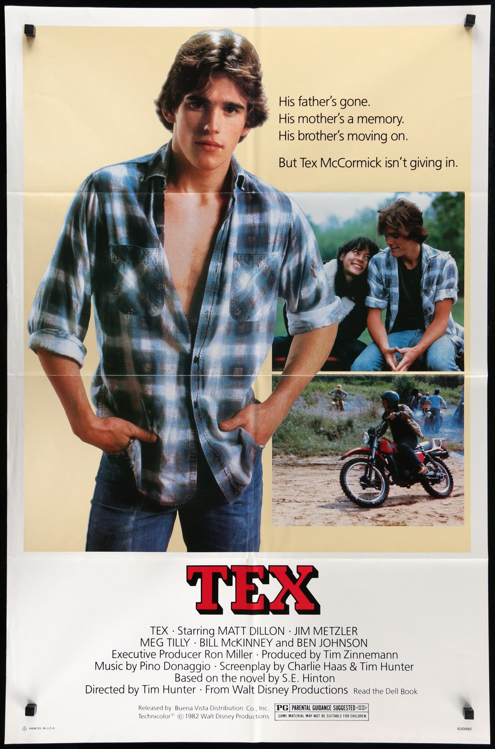 Tex (1982) original movie poster for sale at Original Film Art - Vintage Movie Posters